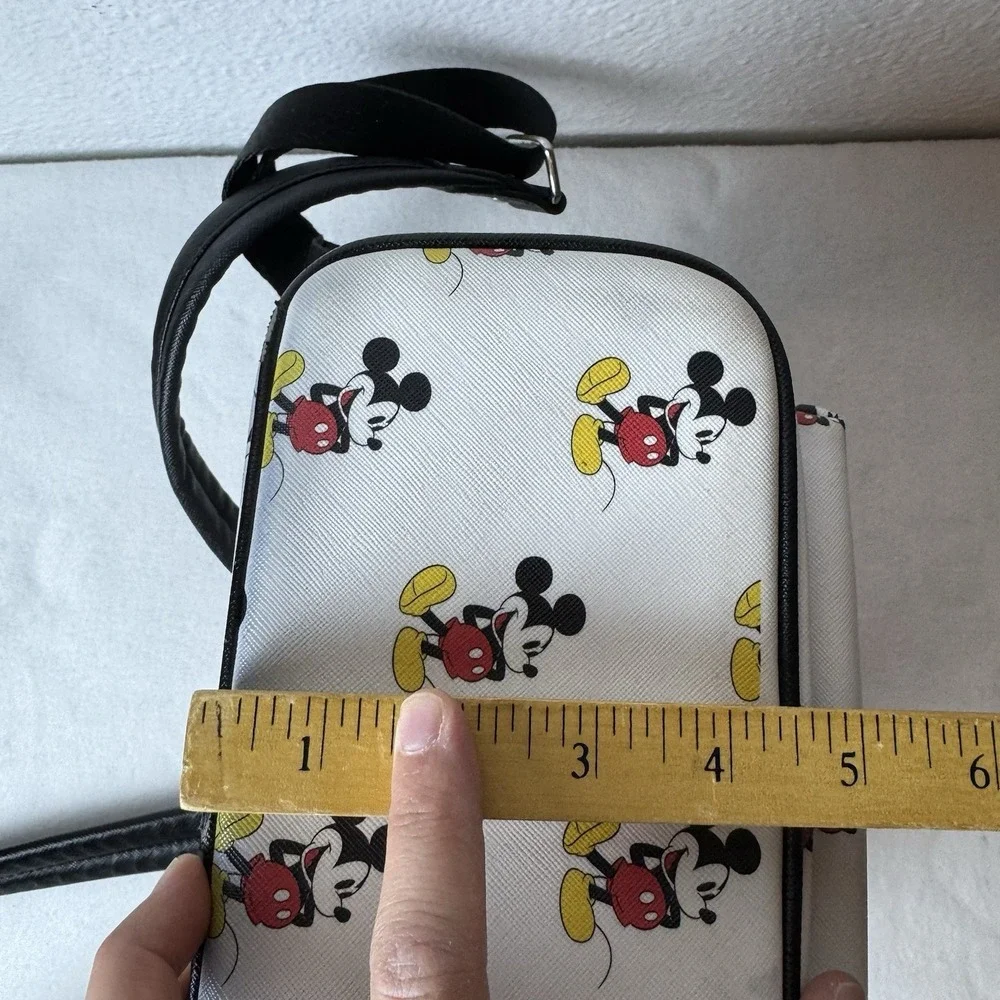 Disney Parks Loungefly White All Over Mickey Mouse Classic Backpack White Black